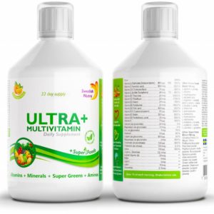 Multivitamins Ultra+ - prized Swedish Nutra vitamin