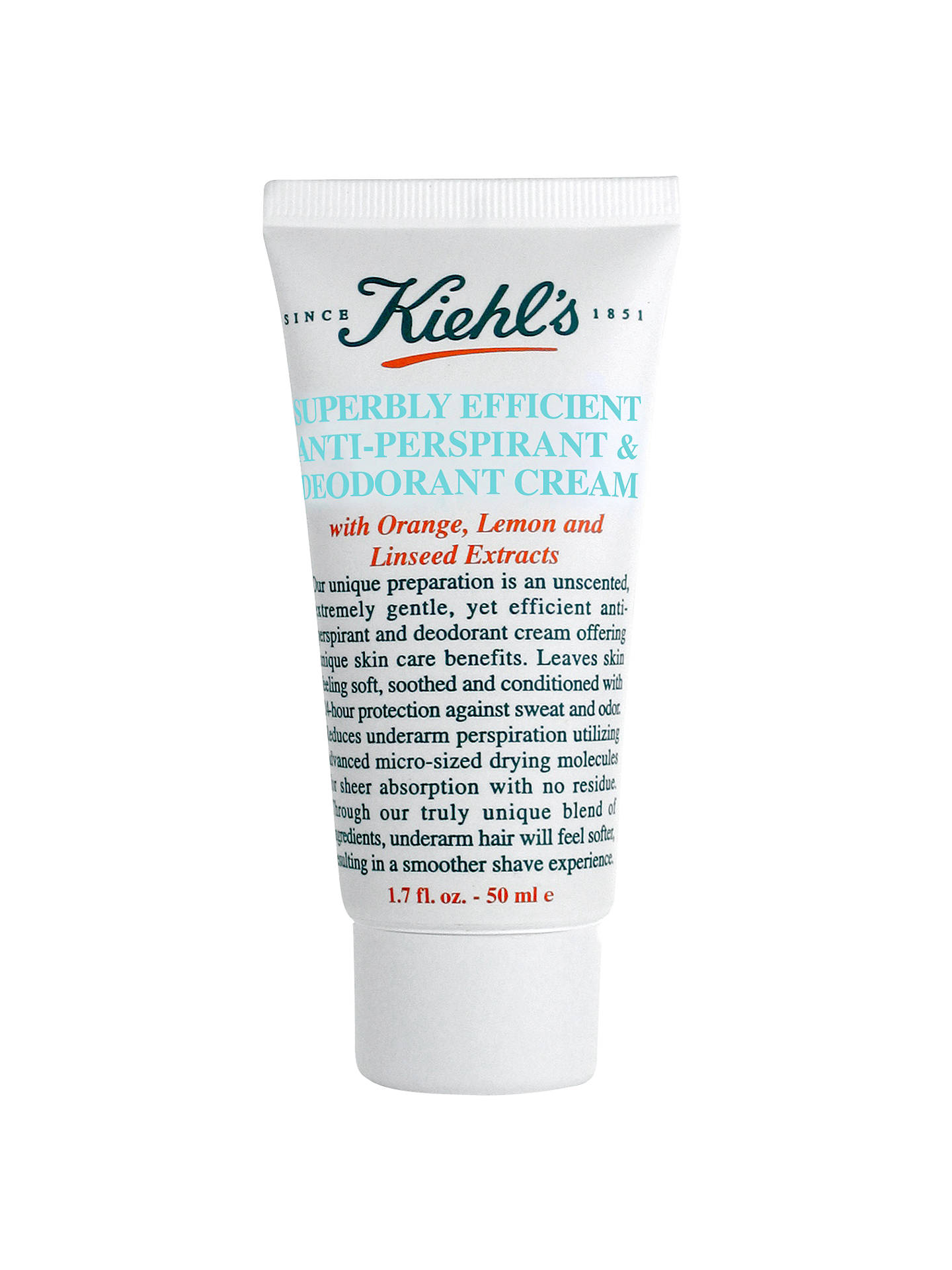 Kiehl's AntiPerspirant & Deodorant deodorantkreem 50ml